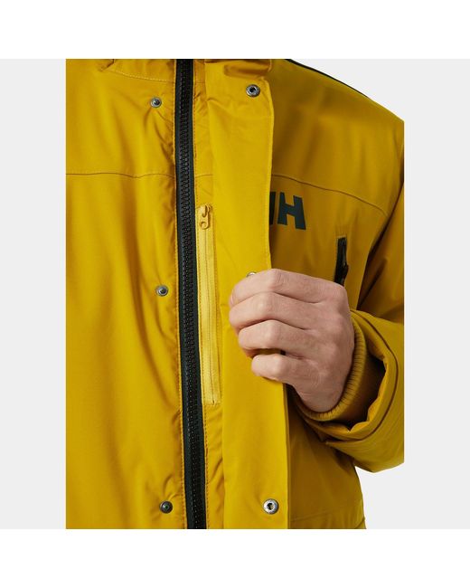 Helly Hansen Yellow Reine Parka Jacket for men