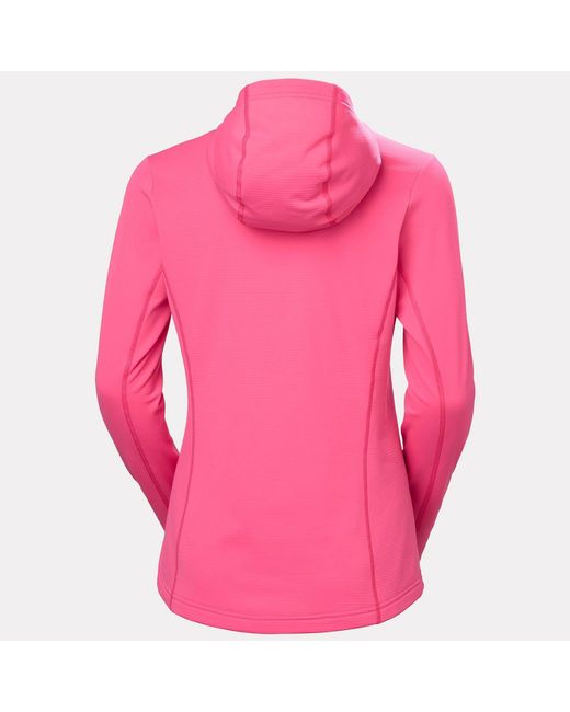 Helly Hansen Pink Versalite Hooded Fleece Jacket