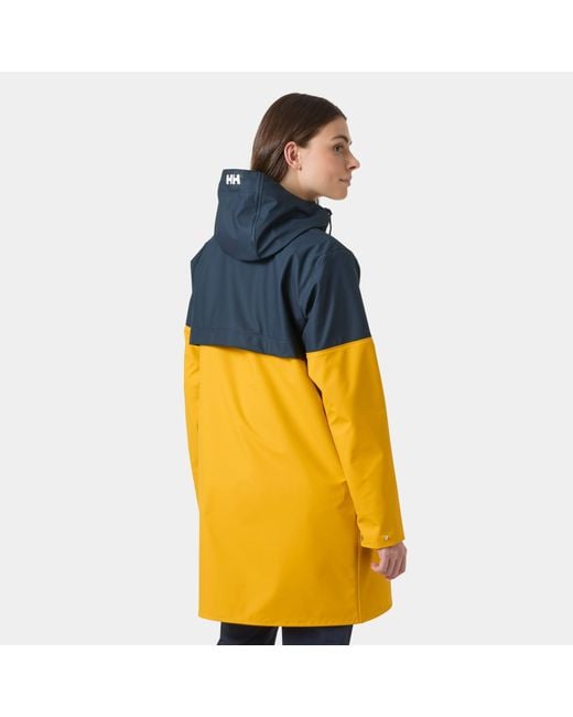 Helly Hansen Yellow Moss Block Pu Raincoat