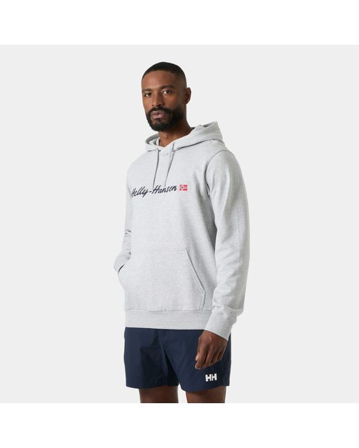Helly Hansen Gray Core Graphic Hoodie for men