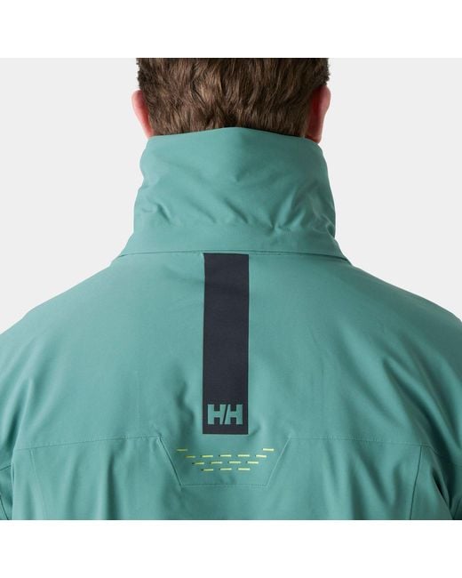 Helly Hansen Green Alpha Lifaloft Lightweight Ski Jacket for men
