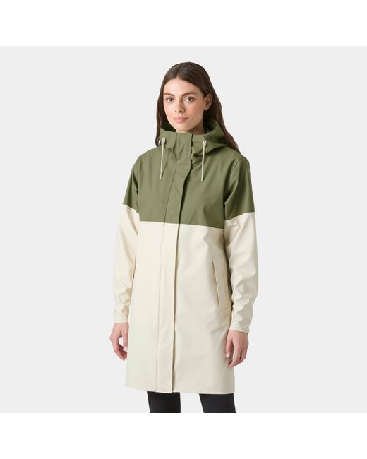 Helly Hansen Green Moss Block Pu Raincoat