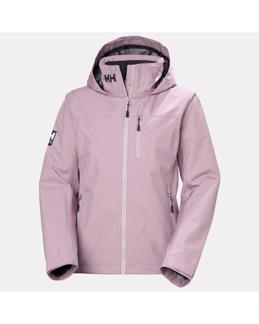 Helly Hansen Purple Crew Hooded Midlayer Sailing Jacket 2.0