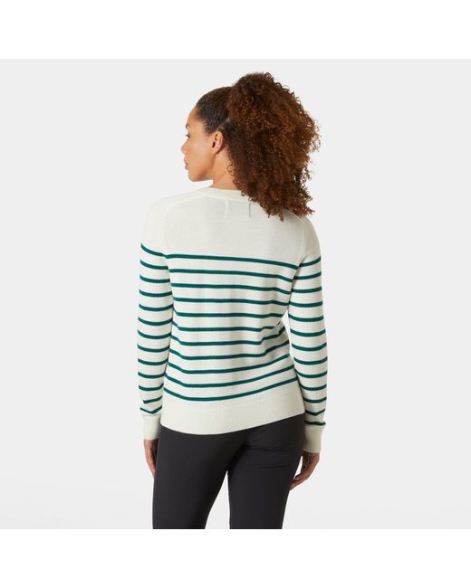 Helly Hansen Green Molene Wool Sweater