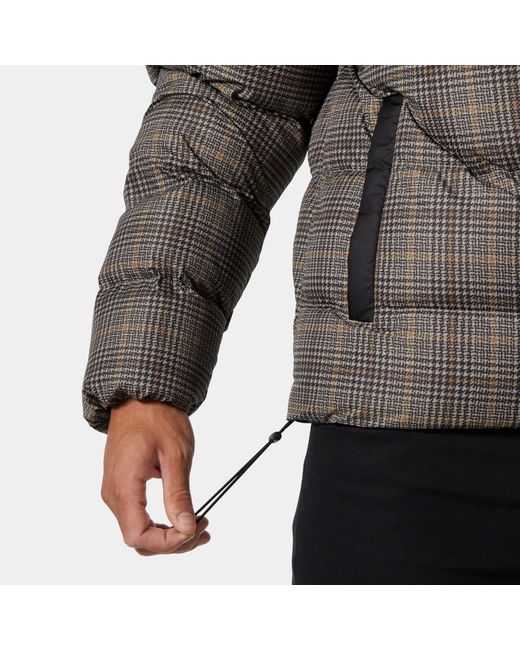 Helly Hansen Black Oslo Graphic Puffy Jacket for men