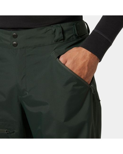 Helly Hansen Black Sogn Insulated Cargo Ski Pants for men
