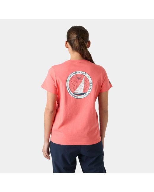 Helly Hansen Red The Ocean Race T-Shirt