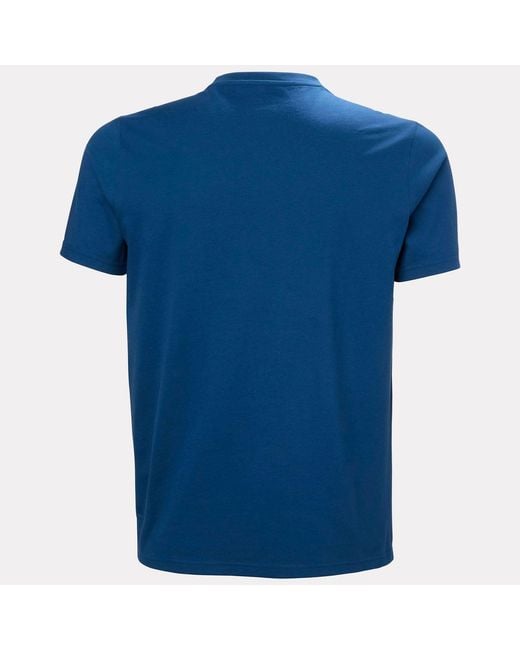 Helly Hansen Blue Logo T-Shirt 3.0 for men