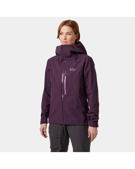 Women's verglas backcountry ski gilete shell Helly Hansen en coloris Purple