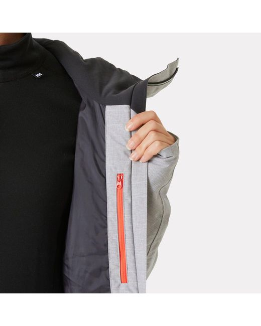 Helly Hansen Gray Powderqueen 3.0 Durable Ski Jacket