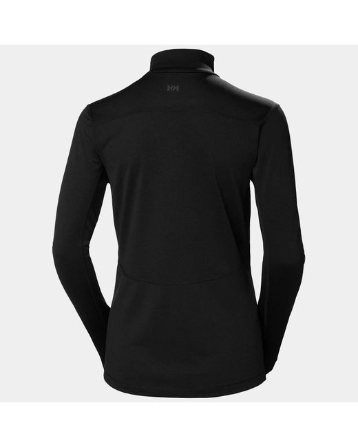 Helly Hansen Black Lifa Tech Lite Half-Zip T-Shirt