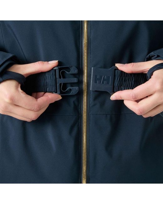 Bellissimo Belted Giacca di Helly Hansen in Blue
