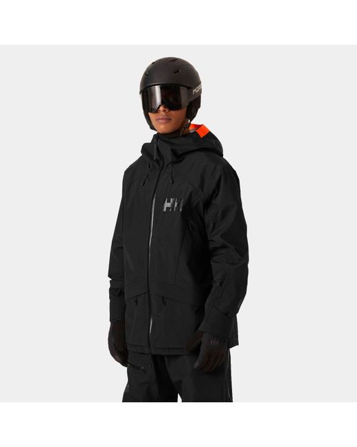 Helly Hansen Black Sogn Tinden Shell Jacket for men