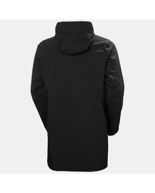 Helly Hansen Black Munich Raincoat for men