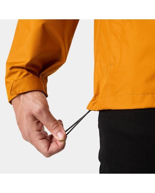 Helly Hansen Orange Seven J Outdoor Rain Jacket for men