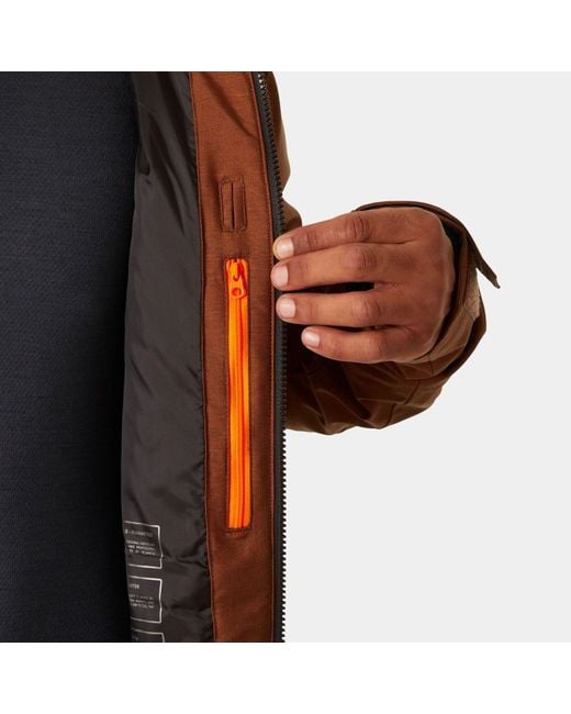Giacca Da Sci Impermeabile Garibaldi 2.0 Uomo Rosso di Helly Hansen in Brown da Uomo