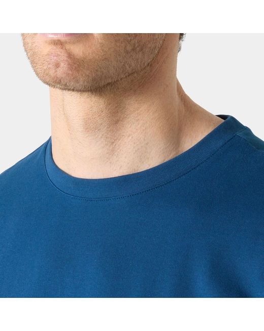 Helly Hansen Blue Logo T-Shirt 3.0 for men