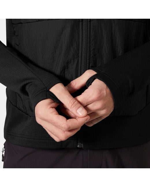 Versalite Hybrid Pile Giacca Nero di Helly Hansen in Black da Uomo