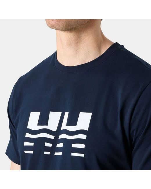 Core Graphic T 2.0 Hombre Helly Hansen de hombre de color Blue
