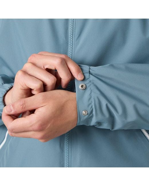 Helly Hansen Blue Sandoy Rain Jacket for men