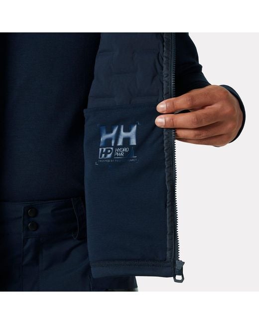 Helly Hansen Blue Hp Hybrid Stretch Insulator Vest for men