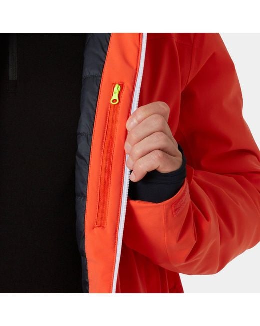 Helly Hansen Alpha Lifaloft Lightweight Ski Jacket Red for men