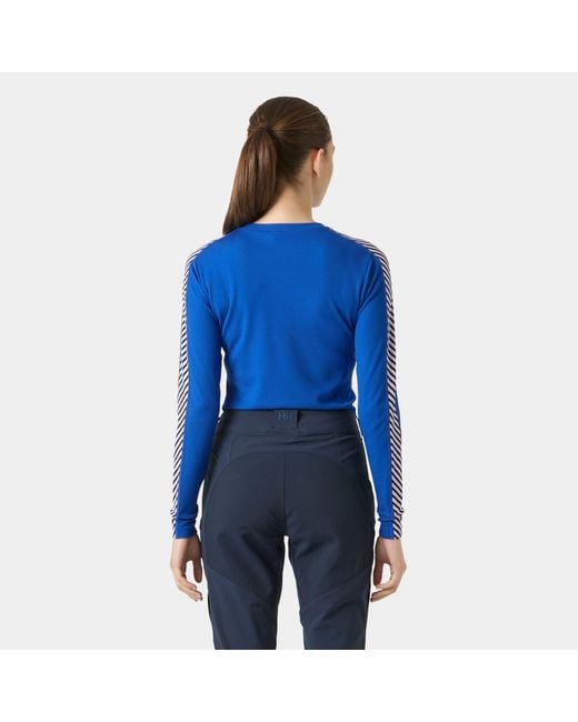 Helly Hansen Blue Hh Lifa Crew Performance Base Layer