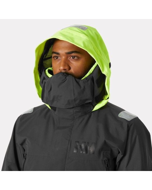 Helly Hansen Black Skagen Offshore Sailing Jacket for men