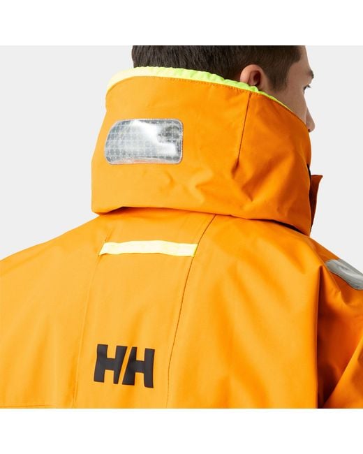 Helly Hansen Orange Skagen Offshore Sailing Jacket for men