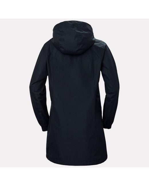 Helly Hansen Blue Aden Long Rain Coat