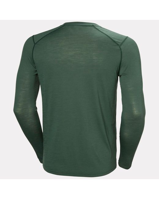 Helly Hansen Green Hh Durawool Crew Long Sleeve for men