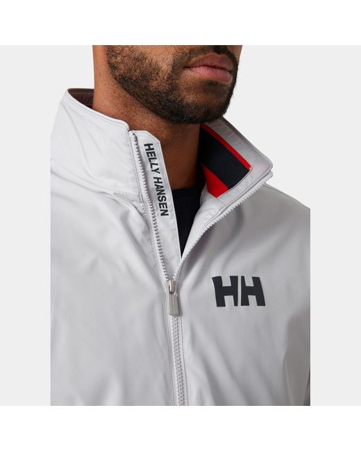 Helly Hansen Gray Salt Windbreaker Sailing Jacket for men
