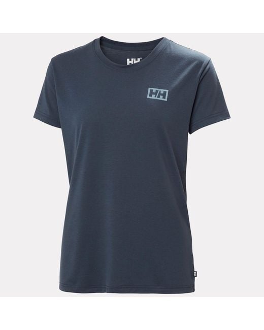 Helly Hansen Blue Skog Recycled Graphic Jersey Tshirt