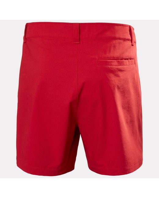 Helly Hansen Red Move Quick Dry 6” Shorts for men