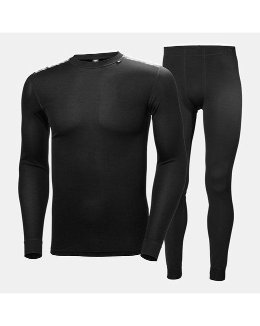 Helly Hansen Black Comfort Light Insulated Base Set for men