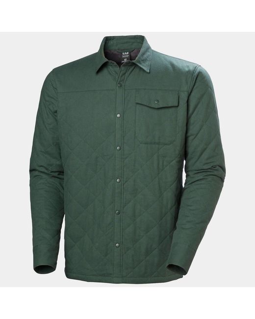 Helly Hansen Green Isfjord Insulated Shacket for men