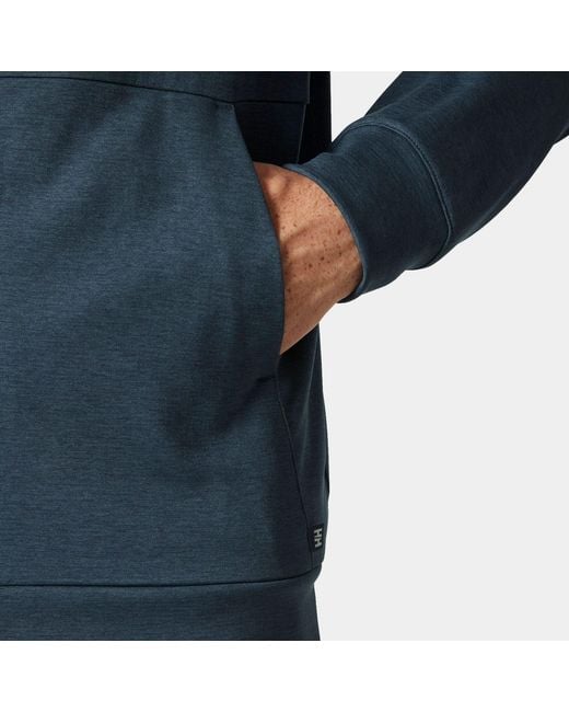 Helly Hansen Blue Hh Lifa Tech Lite Zip Hoodie for men