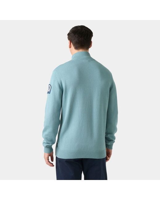 Helly Hansen Blue The Ocean Race Half-Zip Sweater
