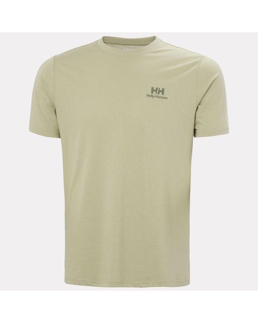 Helly Hansen Green Nord Graphic T-Shirt for men