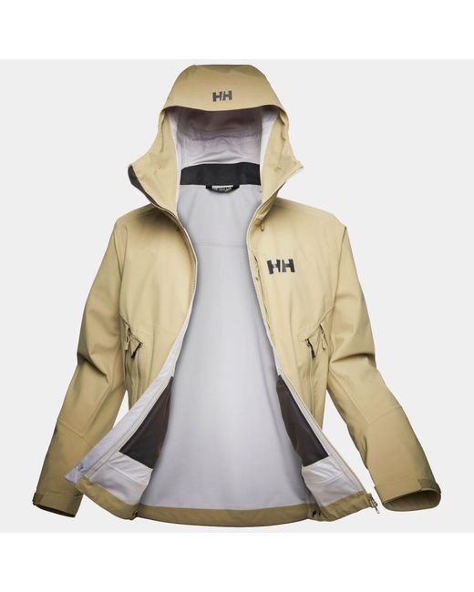 Helly Hansen Green Verglas Backcountry Ski Shell Jacket for men