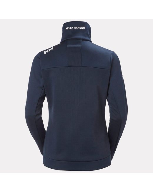 Helly Hansen Blue Crew Smooth Slickface Fleece Jacket