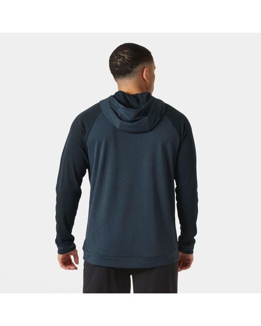 Helly Hansen Blue Lifa Tech Lite Pullover Hood 2.0 for men