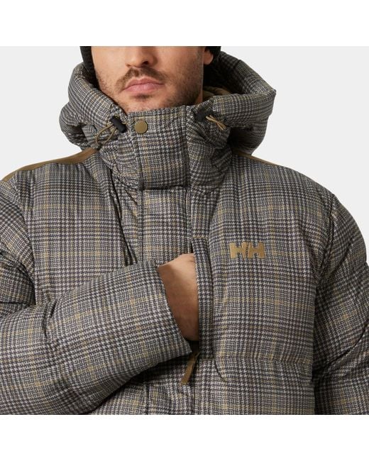 Helly Hansen Gray Alby Puffy Parka for men