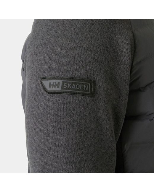 Helly Hansen Gray Skagen Hybrid Knit Insulator for men