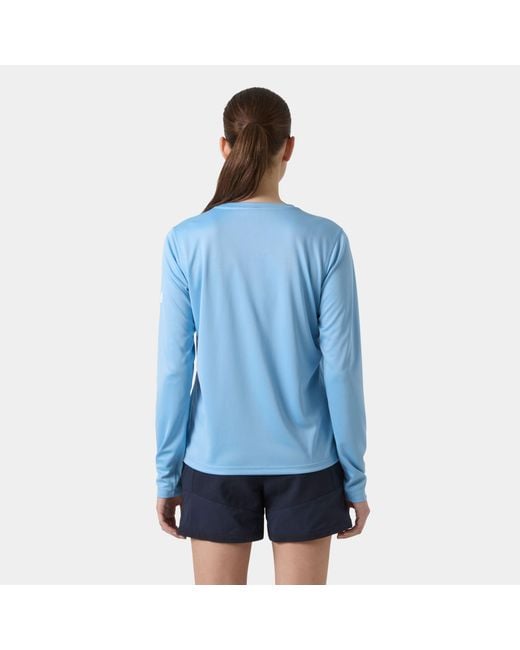 Helly Hansen Blue Tech Crew Long Sleeve 2.0