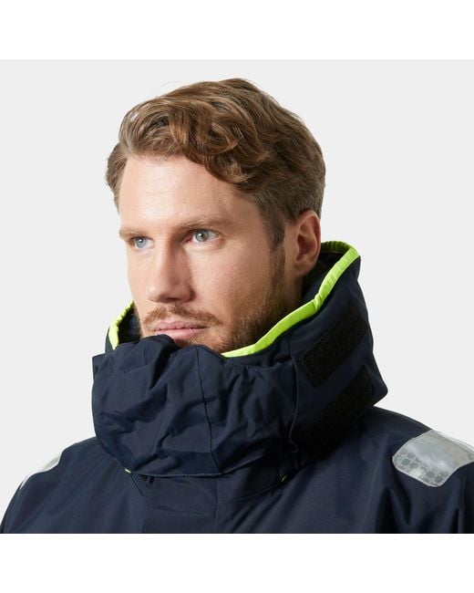 Helly Hansen Blue Skagen Offshore Sailing Jacket for men