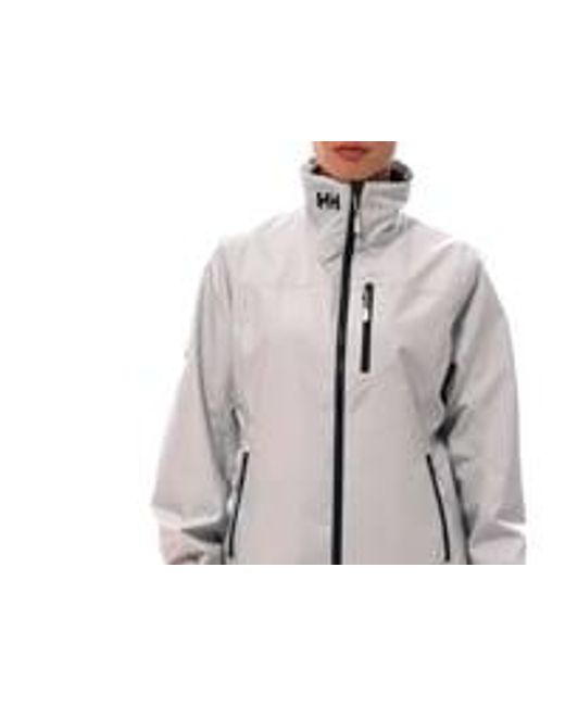 Crew Sailing Jacket 2.0 Mujer Helly Hansen de color Gray