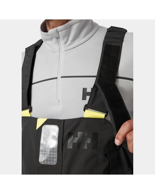 Helly Hansen Black Skagen Offshore Sailing Bib for men