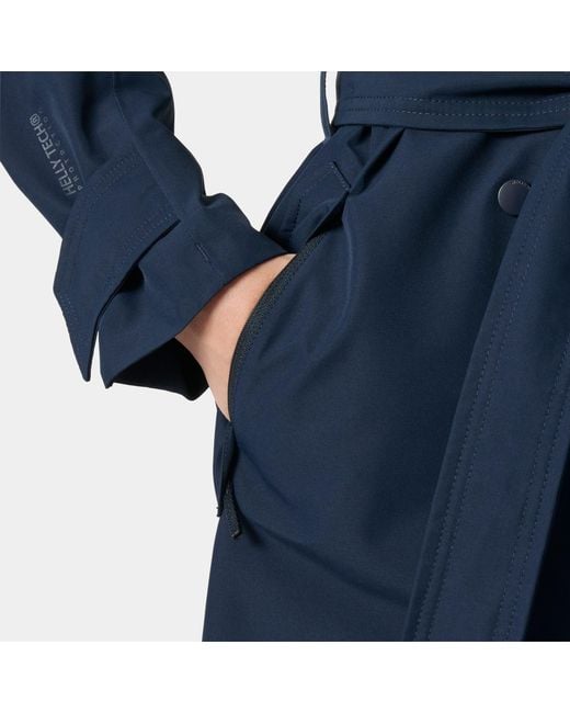 Helly Hansen Blue Avenue Trench