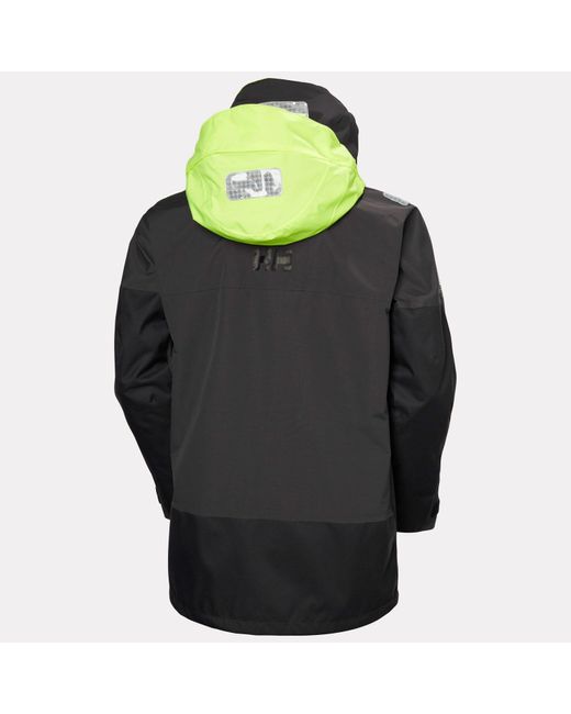 Helly Hansen Black Skagen Offshore Sailing Jacket for men